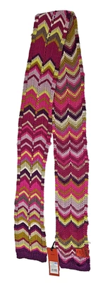 Missoni for Target Chevron Knit Scarf Purple Pink Yellow NWT - Image 1 of 4