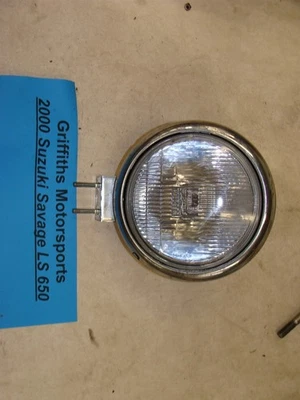 2000 SUZUKI SAVAGE LS 650 oem original headlight bucket bezel glass bulb nice - Image 1 of 4