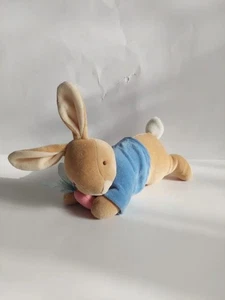 Peluche Eden Peter Rabbit cuerda llave en mano animada canción musical acostada - Imagen 1 de 6