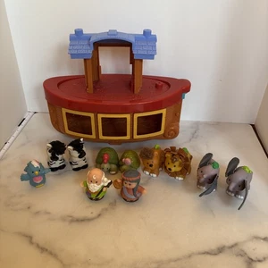 Fisher Price Little People Noahs Ark w/ 11 Figures Bird Lions Turtles Elephants - Picture 1 of 14