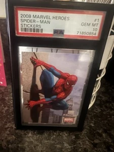 2008 Playground Maniacs Marvel Heroes Aufkleber Spider-Man #1 07hl - Bild 1 von 2