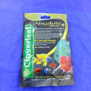 Cloverleaf AW50/6 Absolute+ Traitement Vermifuge Aquarium 50g traite 5000gals, Blanc - Photo 1/1