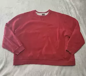 Starter Sweatshirt Men's 3XL Red Long Sleeve Logo Pullover Crew Neck Fleece - Picture 1 of 9