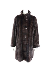 1217 sheared minkcoat mink fur coat Luxury reversible double face vintage - Picture 1 of 6