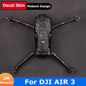 For DJI AIR3 AIR 3 Decal Skin Vinyl Wrap Film Camera Drone Protective Sticker - Picture 1 of 57