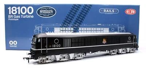 Heljan OO BR Gas Turbine 18100 Class in BR Black with Silver Trim (As Built 1951 - Picture 1 of 14