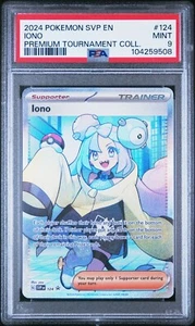 2024 Iono 124 Sv: Scarlet & Violet Promo Cards Holo PSA 9 - Picture 1 of 2