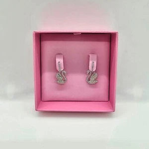 Swarovski Iconic Swan Drop Ohrhänger Ohrringe Schwan Weiß, Rhodiniert 5647545 - Bild 1 von 9