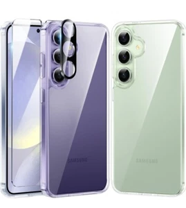 Samsung Galaxy S24-Plus Case Clear Slim Rugged Military Grade Lightweight Tough - Picture 1 of 5