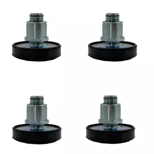 4PK Auto Car Lift Round Tray Rubber Pads Peg Screw-up Pads 50mm - Picture 1 of 8