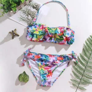 2~16Year Teenager Swimwear Two Pieces Swimsuit High Quality Kids Bikini Sets - Picture 1 of 48
