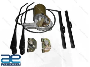Genuine Lucas Wiper Motor With Arm & Blades For Jeeps Mahindra CJ340 CJ540 ECs - Picture 1 of 10