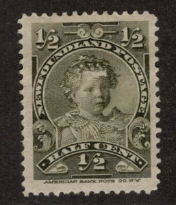 Neufundland Scott 78 neuwertige Schrammen mit Scharnier - SM Mängel - CV 3,75 $ - Bild 1 von 2