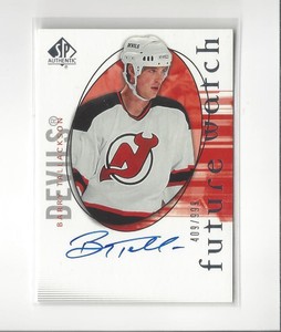 2005-06 SP Authentic #201 Barry Tallackson RC Rookie AUTOGRAPH Devils  /999 