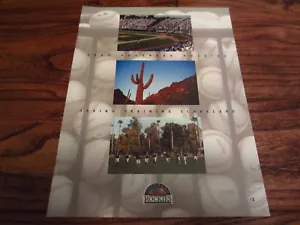 2001 Colorado Rockies Spring Training Program Scorecard - Helton Walker Hampton - Picture 1 of 2