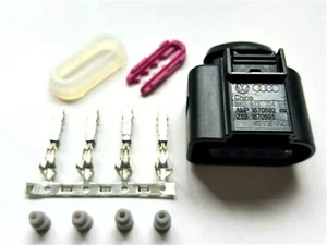 VW AUDI 8KO 973 704 - 4 Pin Connector Kit - Oxy, 02 Sensor + More, Genuine VW  - Picture 1 of 11