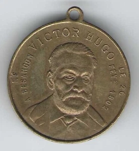 VICTOR HUGO FRANCIA MEDAGLIA 1881 (MM.29) #MD74 - Imagen 1 de 2