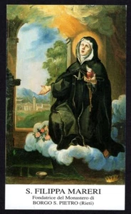  Tarjeta Santa de Santa Filippa Mareri santino imagen pieuse estampa - Imagen 1 de 1
