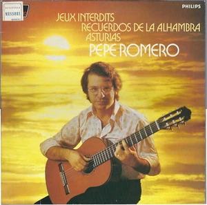 JEUX INTERDITS - RECUERDOS DE LA ALHAMBRA - ASTURIAS..... - PEPE ROMERO - GUITAR - Picture 1 of 1