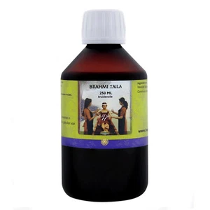 Brahmi Taila, ayurvedisches Kräuteröl für Kopfhaut und Haare, Großflasche 250ml - Bild 1 von 1