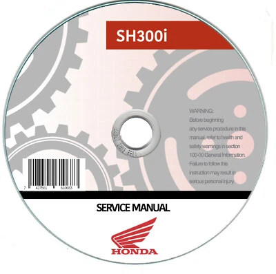 Honda SH300i (2006-2010) Manual De Taller En CD - Imagen 1 de 4