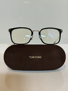 NIB Tom Ford 5747DB 001 Black Square Acetate Unisex Eyeglasses 54mm - Picture 1 of 7