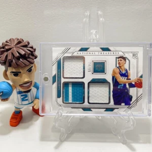 */99 Tarjeta de novato LaMelo Ball* Parche de camiseta de los Tesoros Nacionales Panini radiocontrol RM3 LMB - Imagen 1 de 6