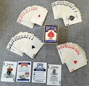 BICYCLE STANDARD PLAYING CARDS ~ 2009 ~ COMPLETE, BUT USED ~ MADE IN USA - Picture 1 of 6