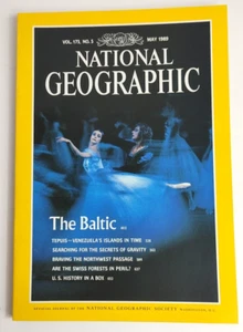 National Geographic Magazine May 1989 The Baltic Tepuis Gravity US History - Picture 1 of 8