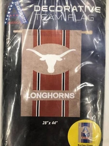 Team Flag Sports American TEXAS LONGHORNS Burlap Garden Flag 🐮🐮 - Picture 1 of 3