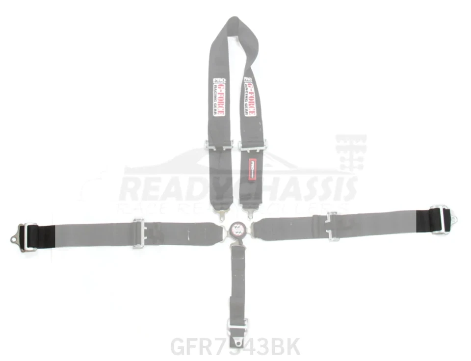 Arnés tipo U G-Force Camlock negro 5pt serie Pro 7543BK Foto 1 de 3