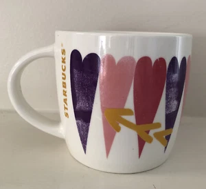 Starbucks 2017 Hearts And Arrows Valentines Mug Cup 14oz. NEW from Collection - Picture 1 of 10
