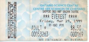 Everest Ontario Science Centre Vintage Pass (Toronto, 1999)