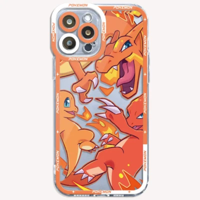 Capa telefone Pokemons anime Charizard 12-15 para iPhone capa protetora macia - Imagem 1 de 3