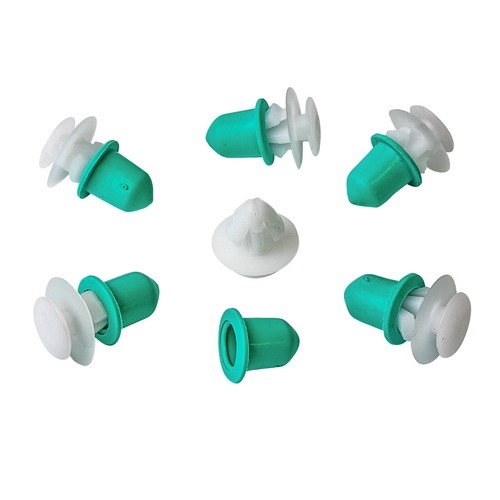 10x Zierleistenklammer Halterung Weiß - 3B0853575 Für VW Passat B