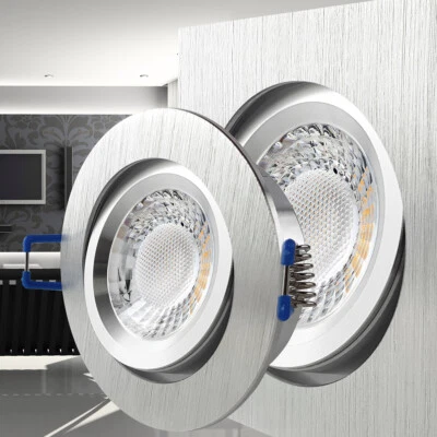 LED Einbaustrahler 230V flach 25mm Deckenstrahler Einbauleuchten Decken Spots - Bild 1 von 2