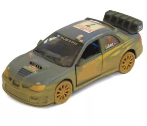 Muddy 2007 Subaru Impreza WRC Diecast 1:36 model Rallye Monte Carlo Rally New - Picture 1 of 4