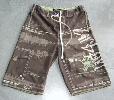 URBAN BY PUMPKIN PATCH BOYS BROWN BOARD SHORTS SZ 11 - image 1 of 2