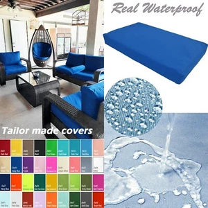 TAILOR MADE COVER*Patio Bench Cushion Waterproof Outdoor Swing Sofa Daybed Dw15 - Picture 1 of 22