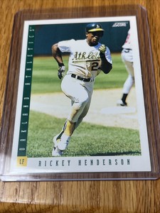 1993 Score #71 Rickey Henderson - NM-MT
