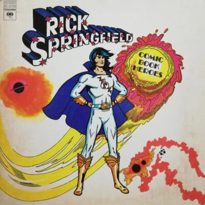 Rick Springfield - Comic Book Heroes (LP, Album, Gat) (Near Mint (NM or M-)) - Image 1 of 4