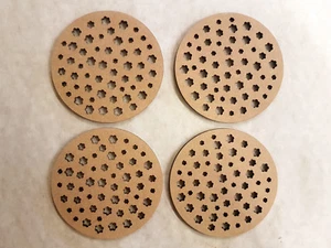 JUEGO DE 4 POSAVASOS - "MARGARITAS" - 100MM x 4MM - DISEÑO 45 - Imagen 1 de 1