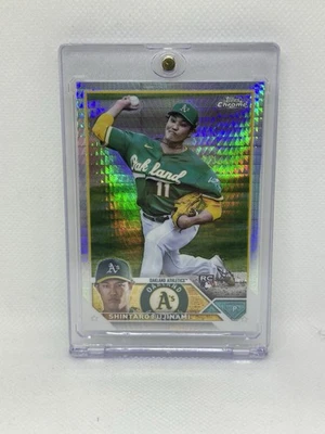 2023 Topps Chrome Prism Refractors #97 Shintaro Fujinami  - Image 1 of 2