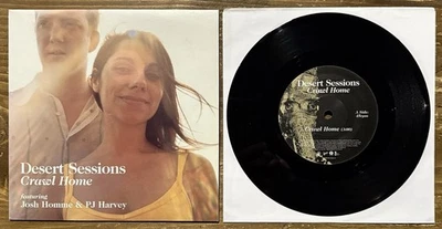 Desert Sessions Crawl Home Ft Josh Homme & PJ Harvey RARE Vinyl 7” Single 2003 - Image 1 of 4