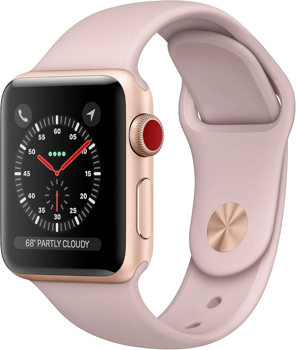 Apple Watch Series 3 Silicone Smart 38 mm Case Wristwatches for