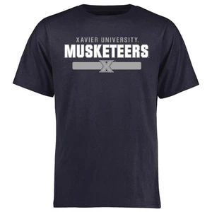 Men's Navy Xavier Musketeers Team Strong T-Shirt - Picture 1 of 2