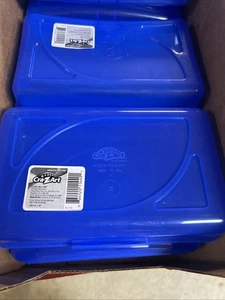 Caja escolar de plástico Cra-Z-Art, 2-3/16"H x 5-3/16"W x 8"D, azul - Imagen 1 de 3