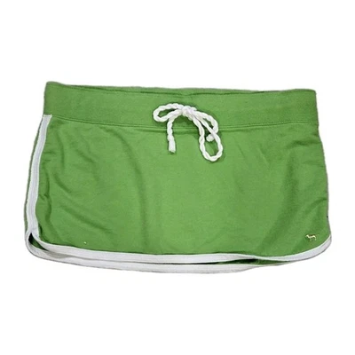 Minifalda de playa Victoria's Secret ROSA Y2K University para mujer verde de felpa francesa M Foto 1 de 4