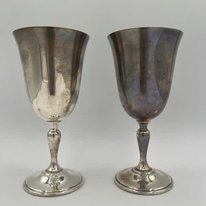 MENGE 2 Reed & Barton Jamestown 1808 versilberte Kelche KOSTENLOSER VERSAND 6,5" - Bild 1 von 4