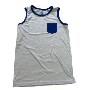 T-shirt canotta blu sportiva per bambini X-Large nuova senza etichette - Foto 1 di 3